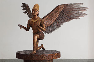 Worshipping Garuda